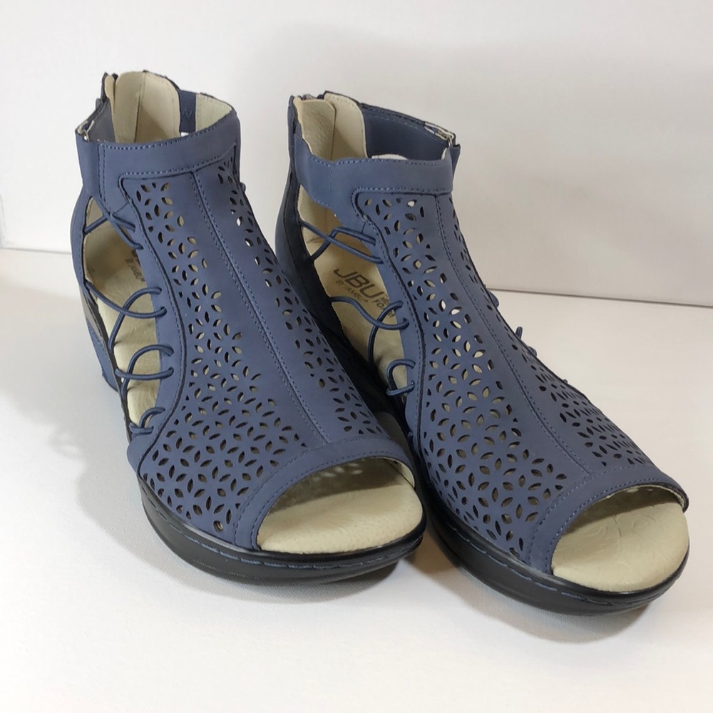 Blue Beach Heels